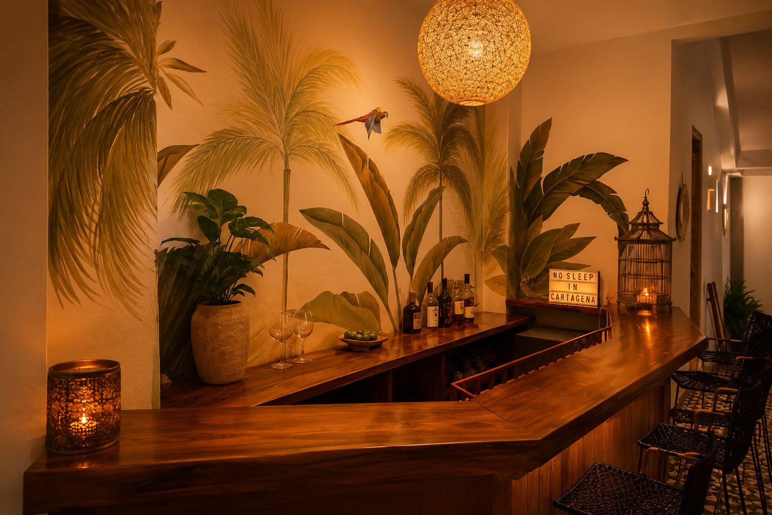 Rooftop bar at Ivy House