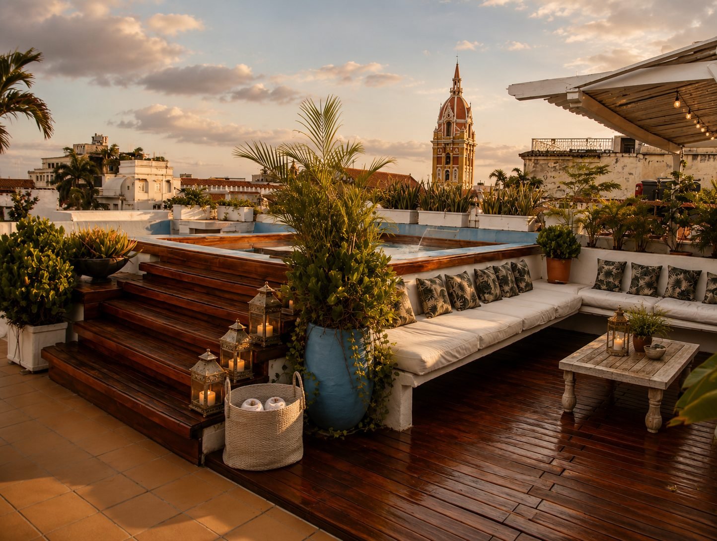 Ivy House rooftop pool and lounge